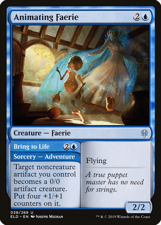 Animating Faerie // Bring to Life - carta Magic The Gathering