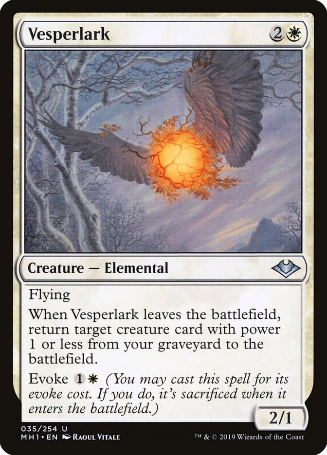 Vesperlark - carta Magic The Gathering