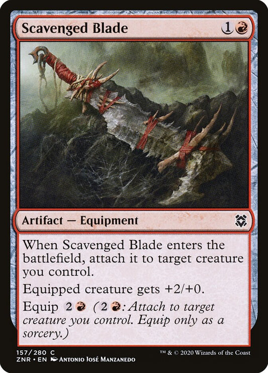 Scavenged Blade - carta Magic The Gathering