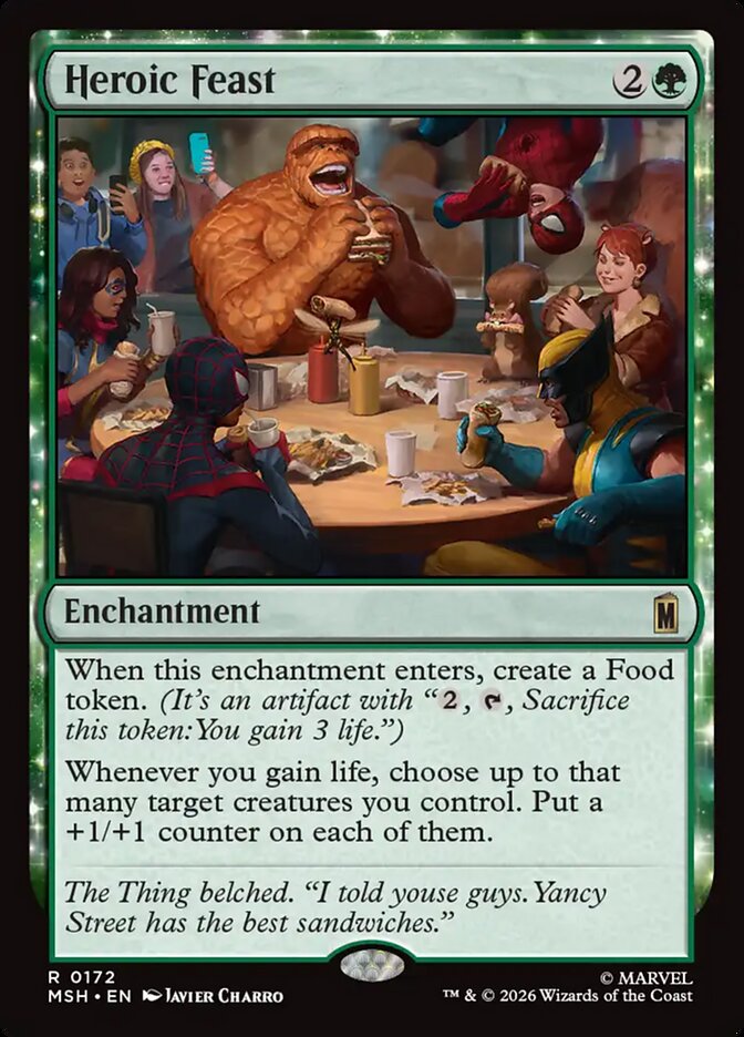 Heroic Feast - carta Magic The Gathering