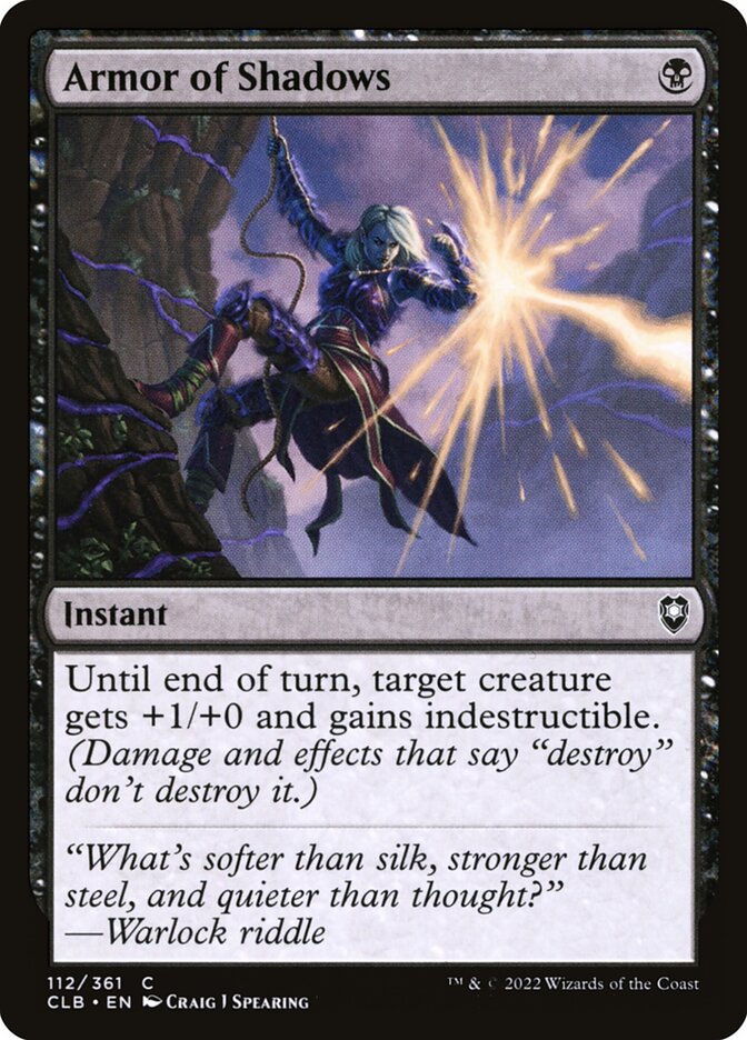 Armor of Shadows - carta Magic The Gathering