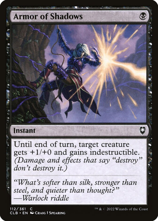 Armor of Shadows - carta Magic The Gathering