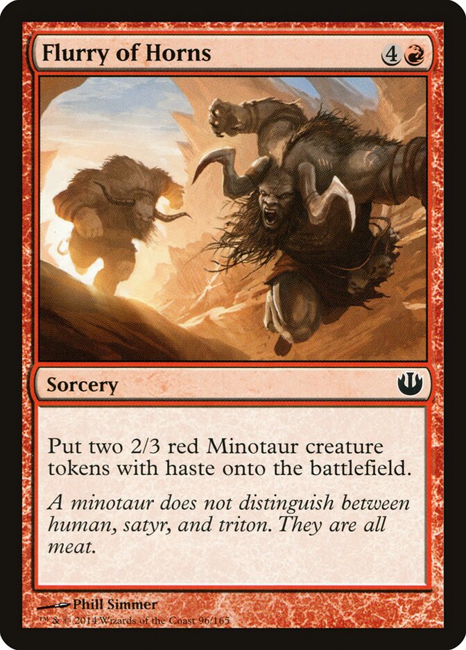 Flurry of Horns - carta Magic The Gathering