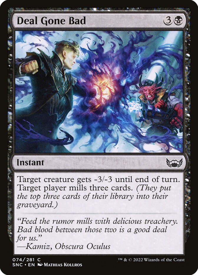 Deal Gone Bad - carta Magic The Gathering