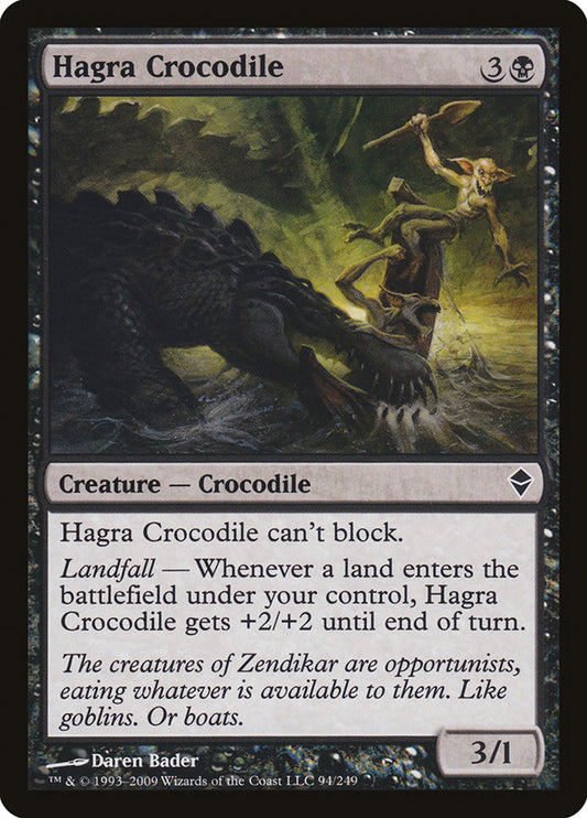 Hagra Crocodile - carta Magic The Gathering