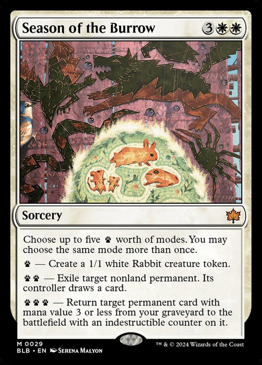 Season of the Burrow - BLB-029-NF-STD