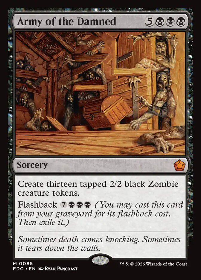 Army of the Damned - carta Magic The Gathering