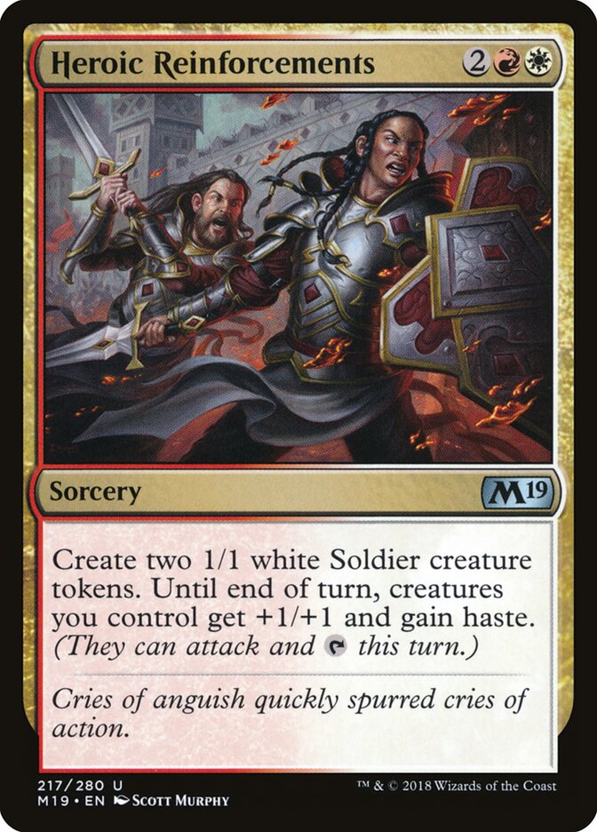 Heroic Reinforcements - carta Magic The Gathering