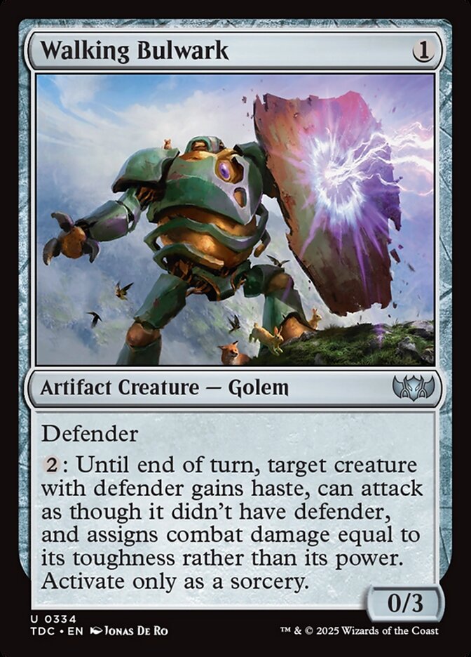 Walking Bulwark - carta Magic The Gathering