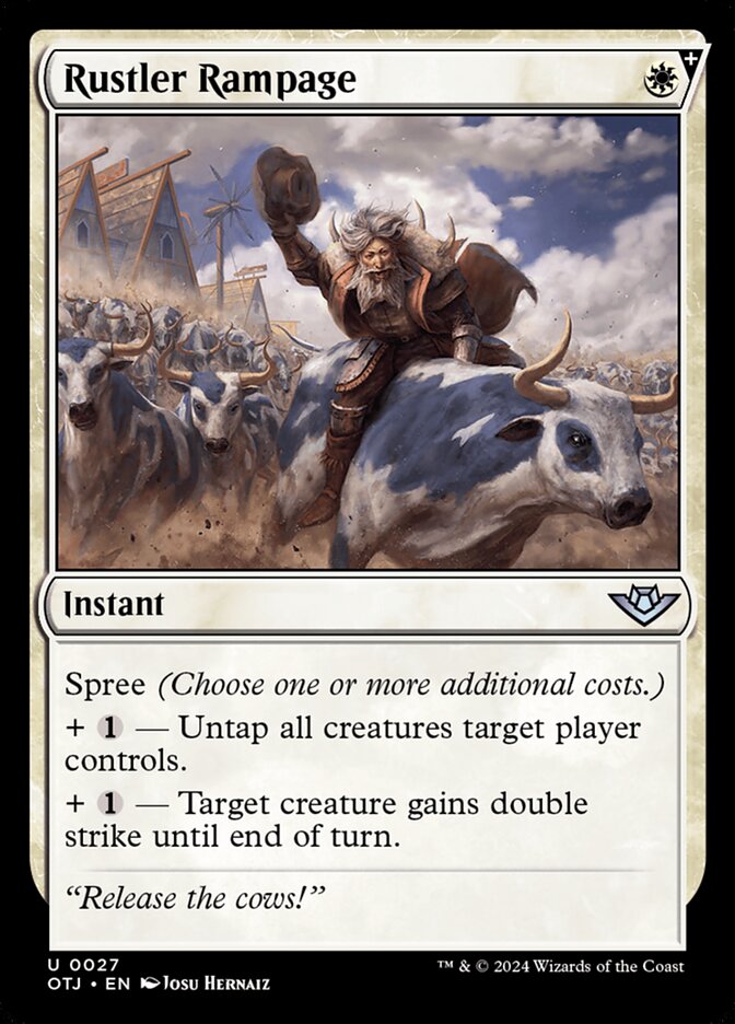 Rustler Rampage - carta Magic The Gathering