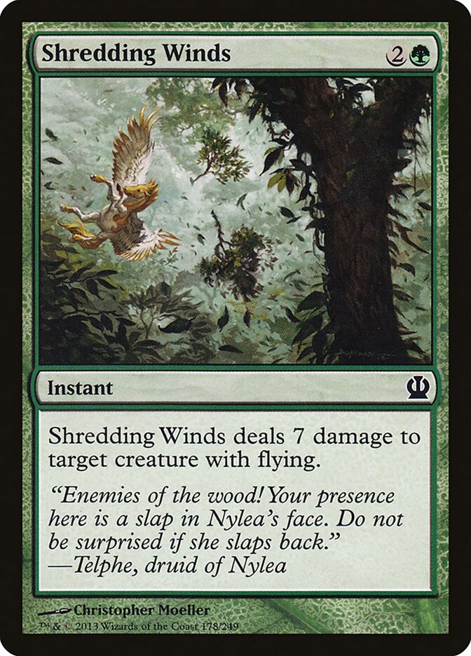 Shredding Winds - carta Magic The Gathering