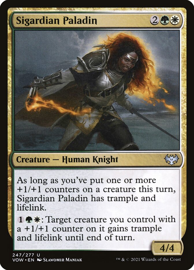 Sigardian Paladin - carta Magic The Gathering