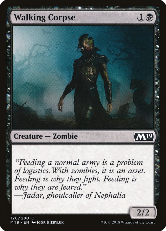 Walking Corpse - carta Magic The Gathering