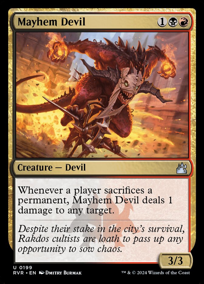 Mayhem Devil - carta Magic The Gathering