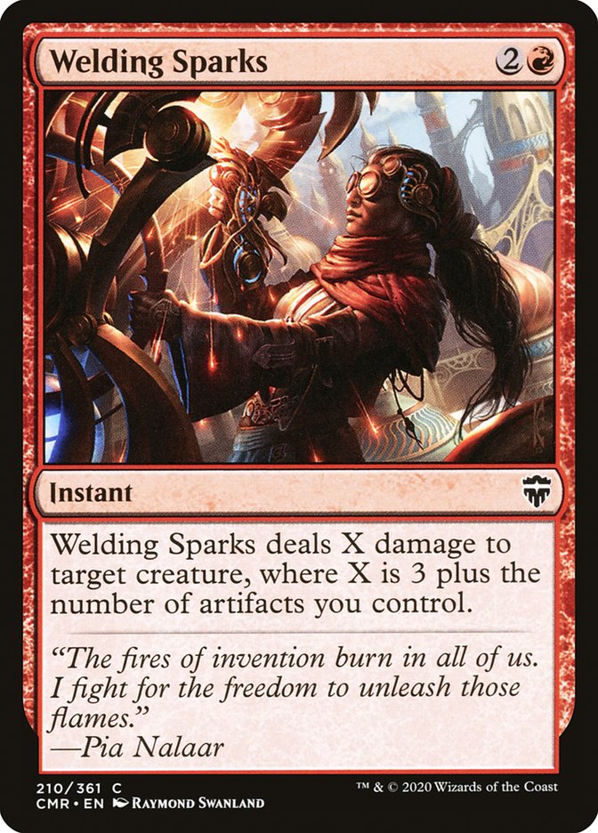 Welding Sparks - carta Magic The Gathering