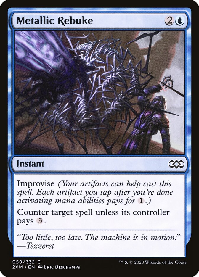 Metallic Rebuke - carta Magic The Gathering