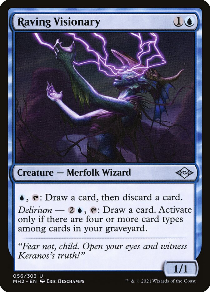 Raving Visionary - carta Magic The Gathering