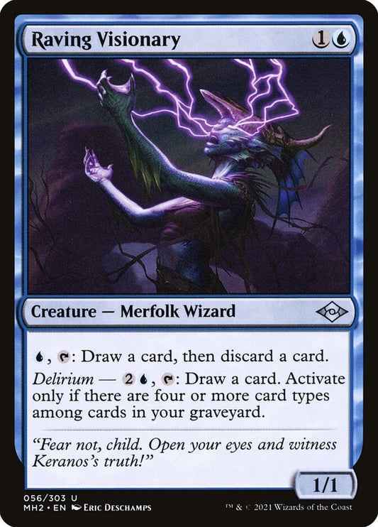 Raving Visionary - carta Magic The Gathering