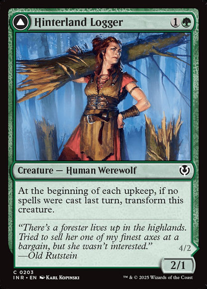 Hinterland Logger - carta Magic The Gathering