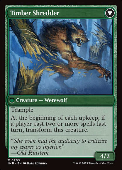 Timber Shredder - carta Magic The Gathering