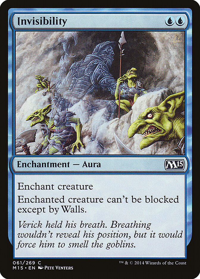 Invisibility - carta Magic The Gathering