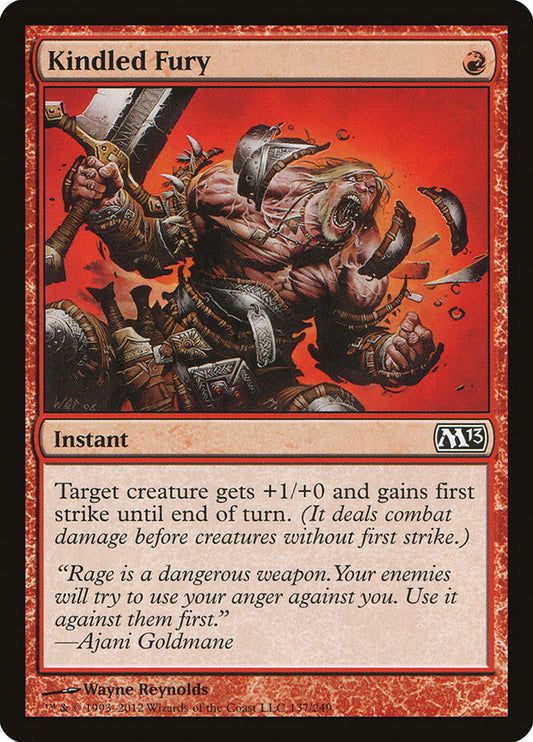 Kindled Fury - carta Magic The Gathering