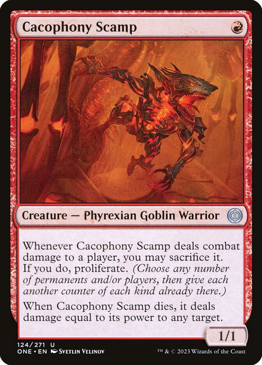 Cacophony Scamp - carta Magic The Gathering