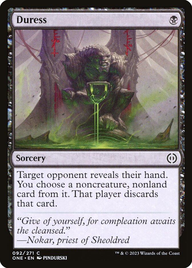 Duress - carta Magic The Gathering