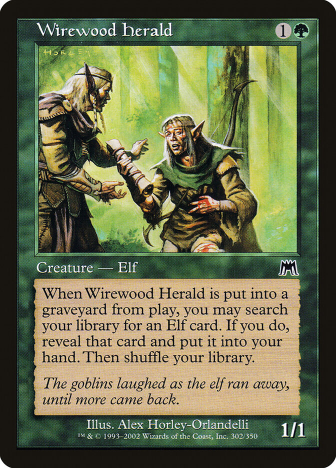 Wirewood Herald - carta Magic The Gathering