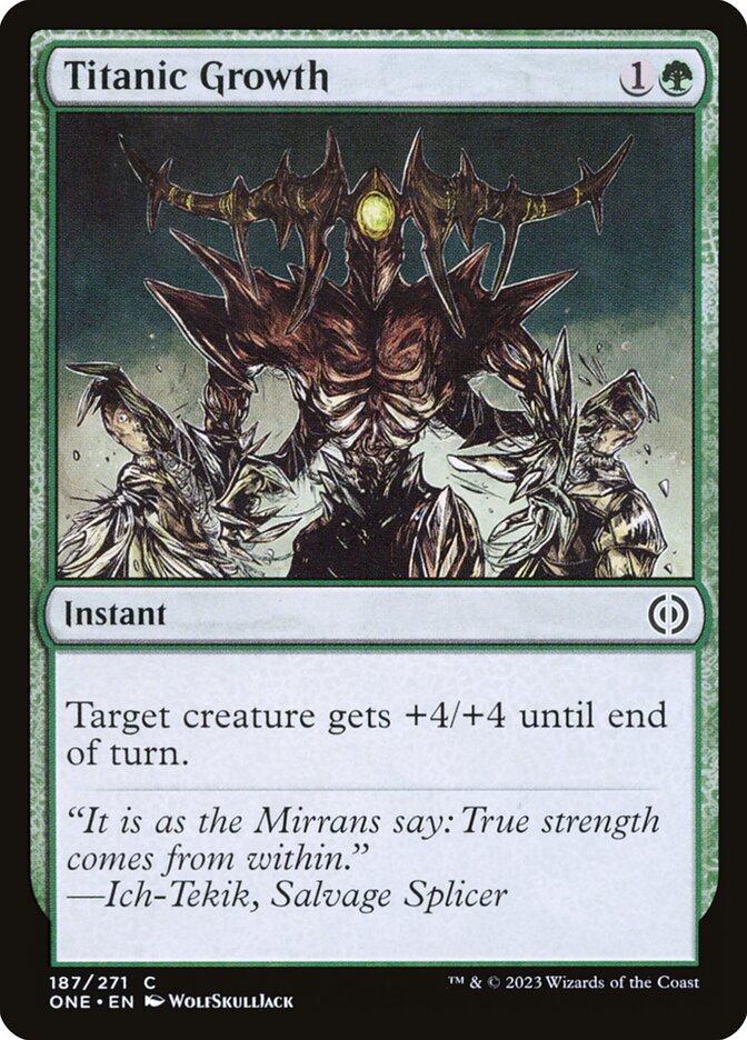 Titanic Growth - carta Magic The Gathering