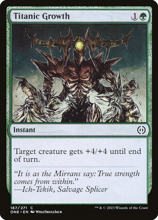 Titanic Growth - carta Magic The Gathering