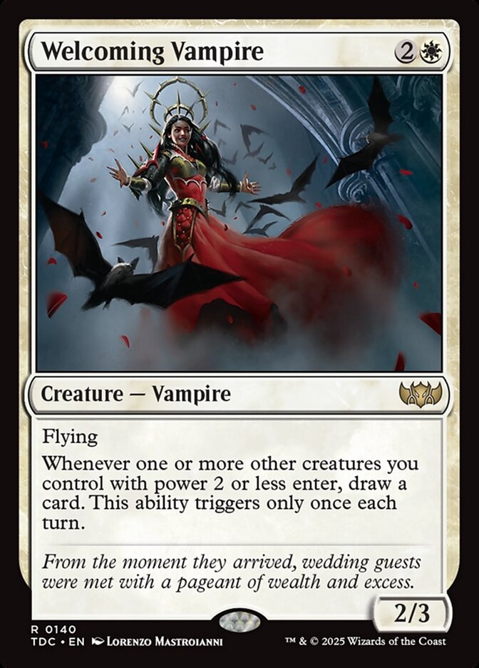 Welcoming Vampire - carta Magic The Gathering