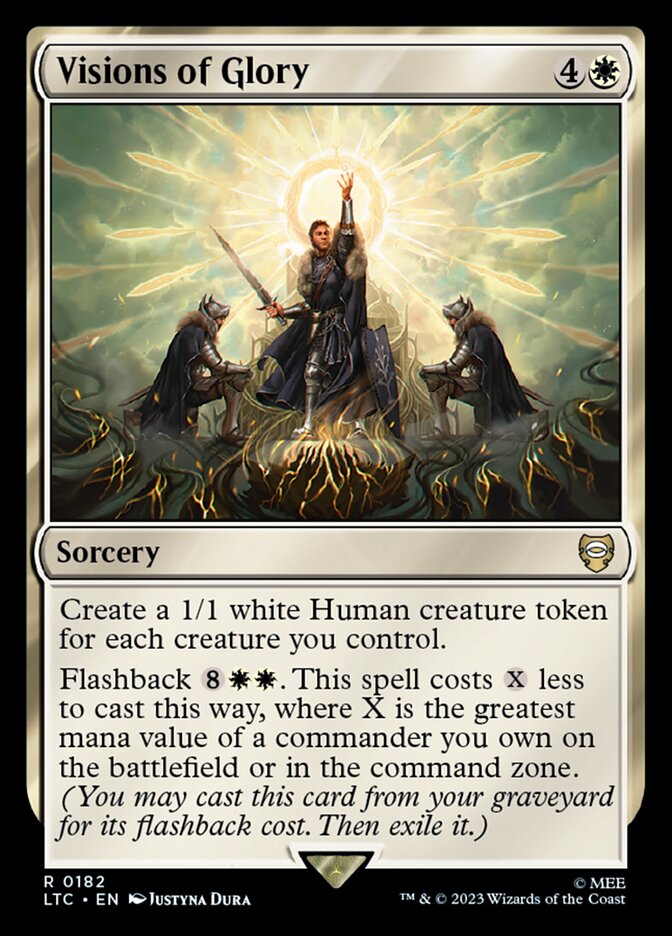 Visions of Glory - carta Magic The Gathering