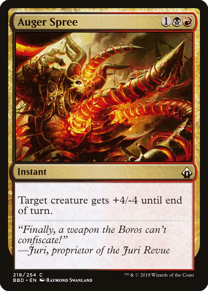 Auger Spree - carta Magic The Gathering