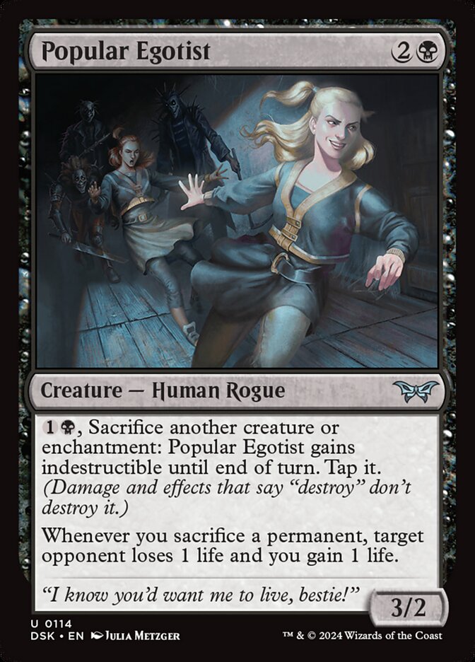 Popular Egotist - carta Magic The Gathering