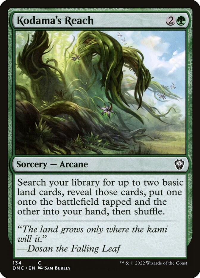 Kodama's Reach - carta Magic The Gathering