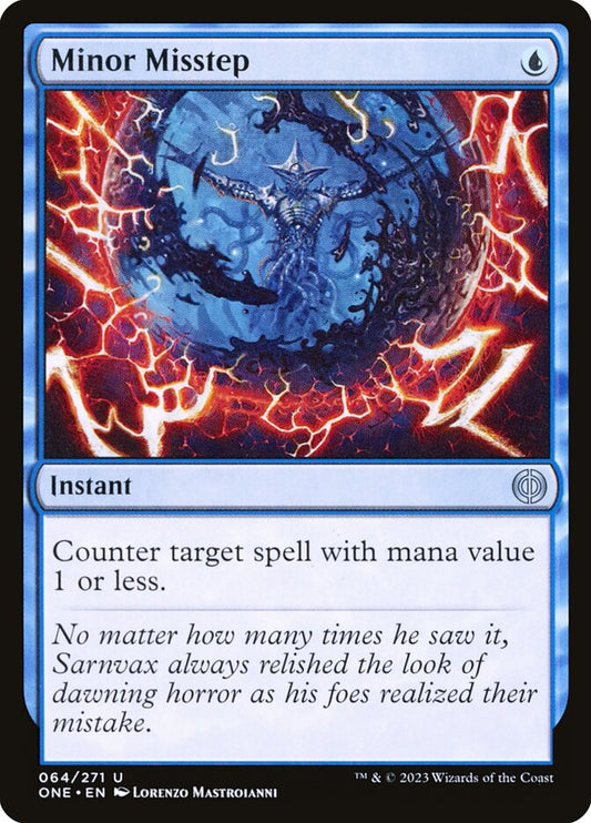 Minor Misstep - carta Magic The Gathering
