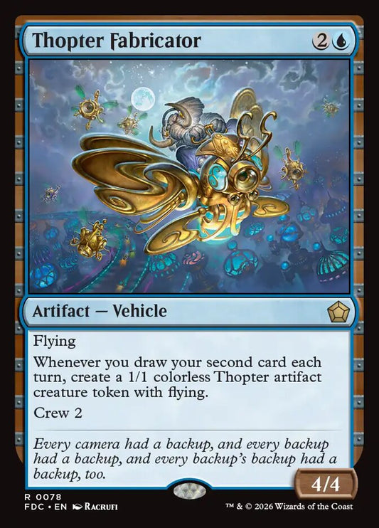 Thopter Fabricator - carta Magic The Gathering