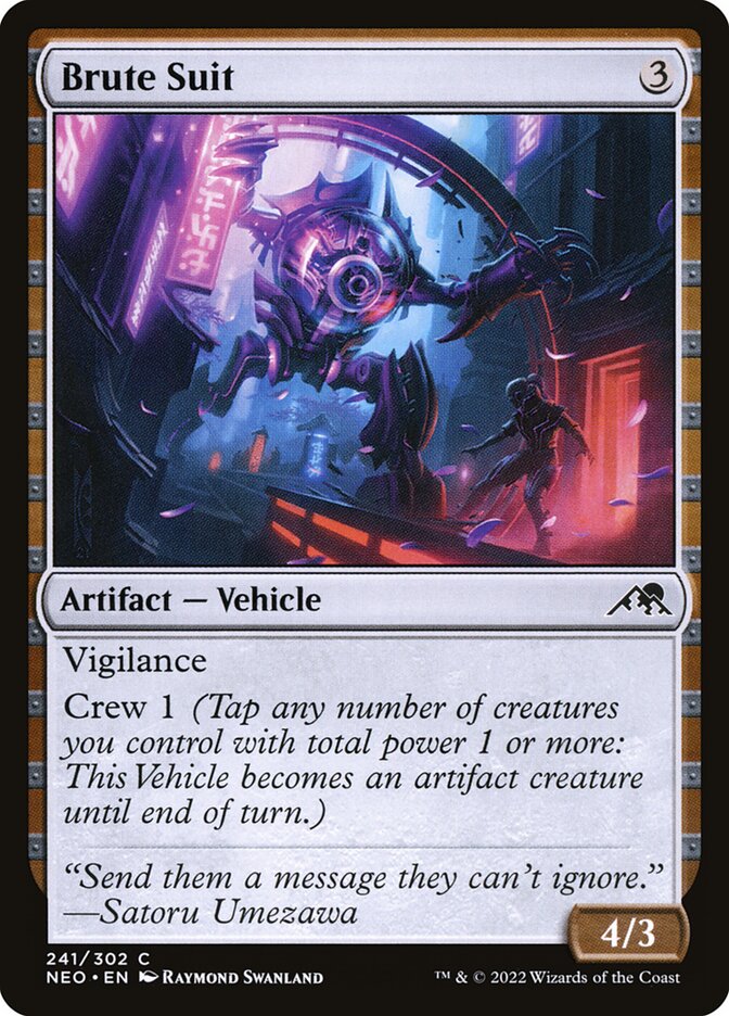 Brute Suit - carta Magic The Gathering