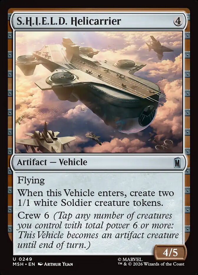 S.H.I.E.L.D. Helicarrier - carta Magic The Gathering
