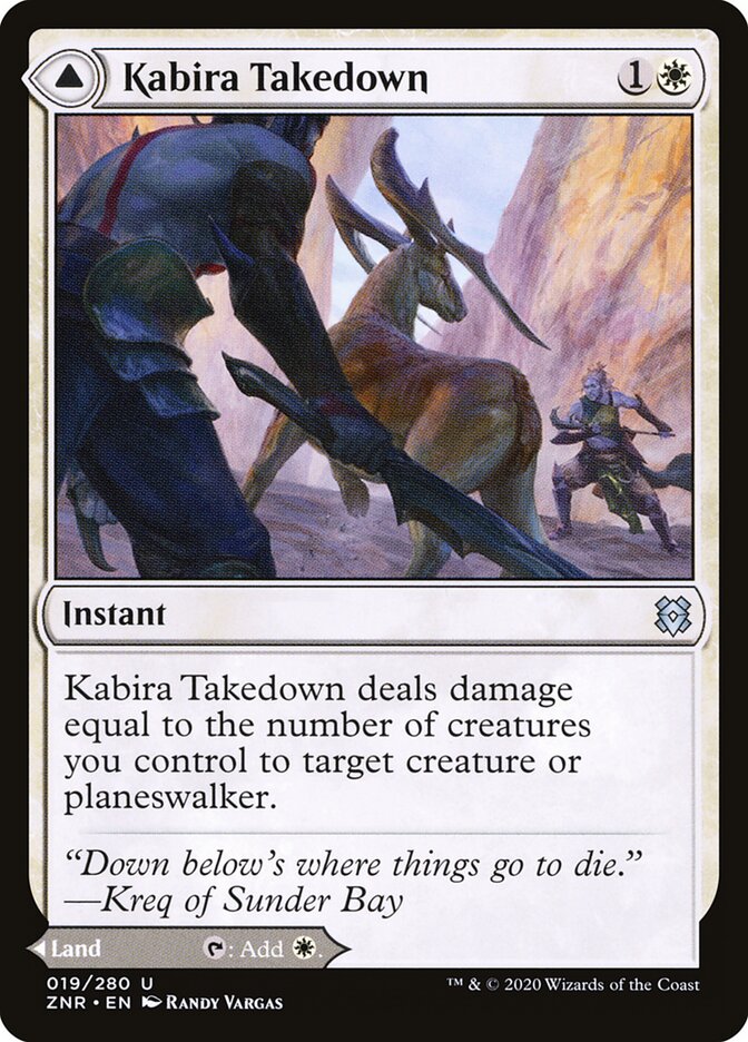 Kabira Takedown - carta Magic The Gathering
