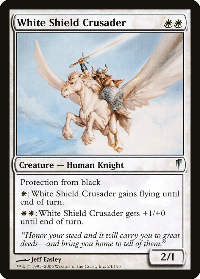 White Shield Crusader - carta Magic The Gathering