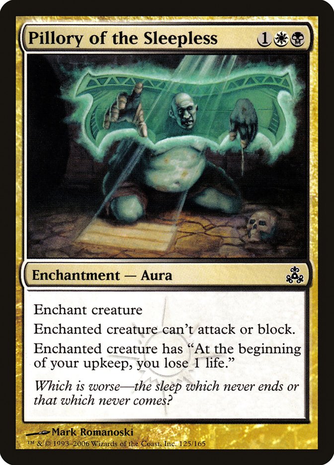 Pillory of the Sleepless - GPT-125-NF-STD