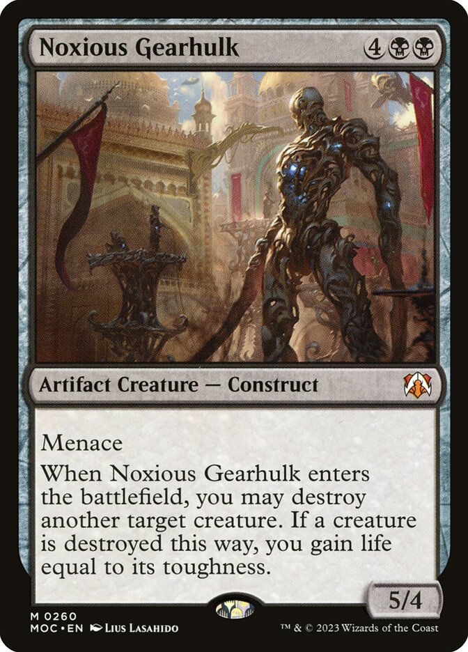 Noxious Gearhulk - carta Magic The Gathering