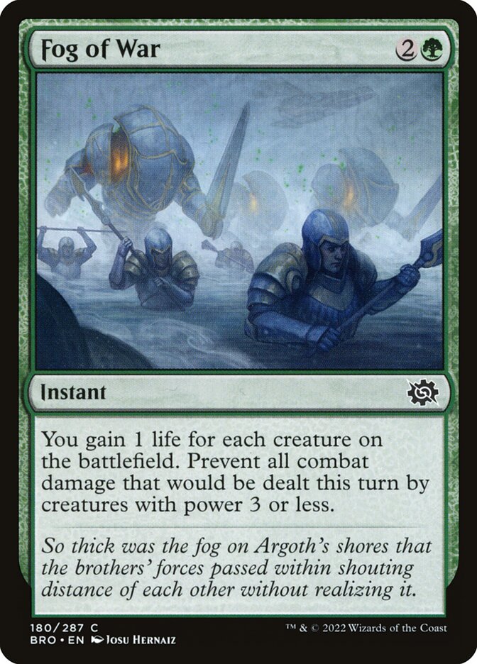 Fog of War - carta Magic The Gathering