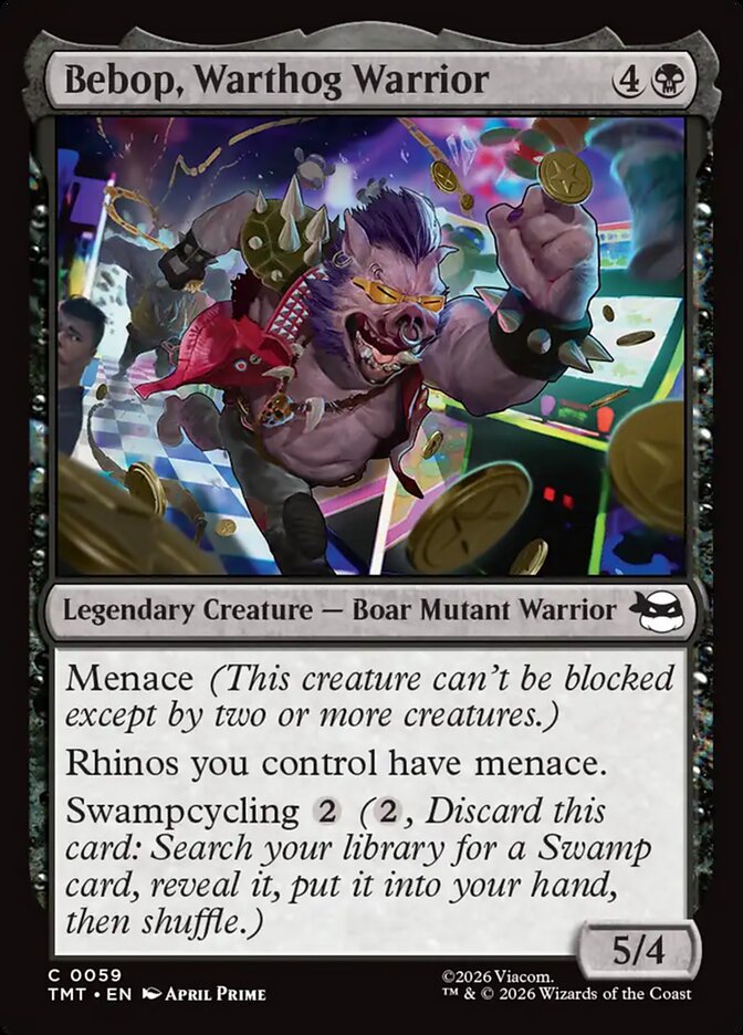 Bebop, Warthog Warrior - carta Magic The Gathering