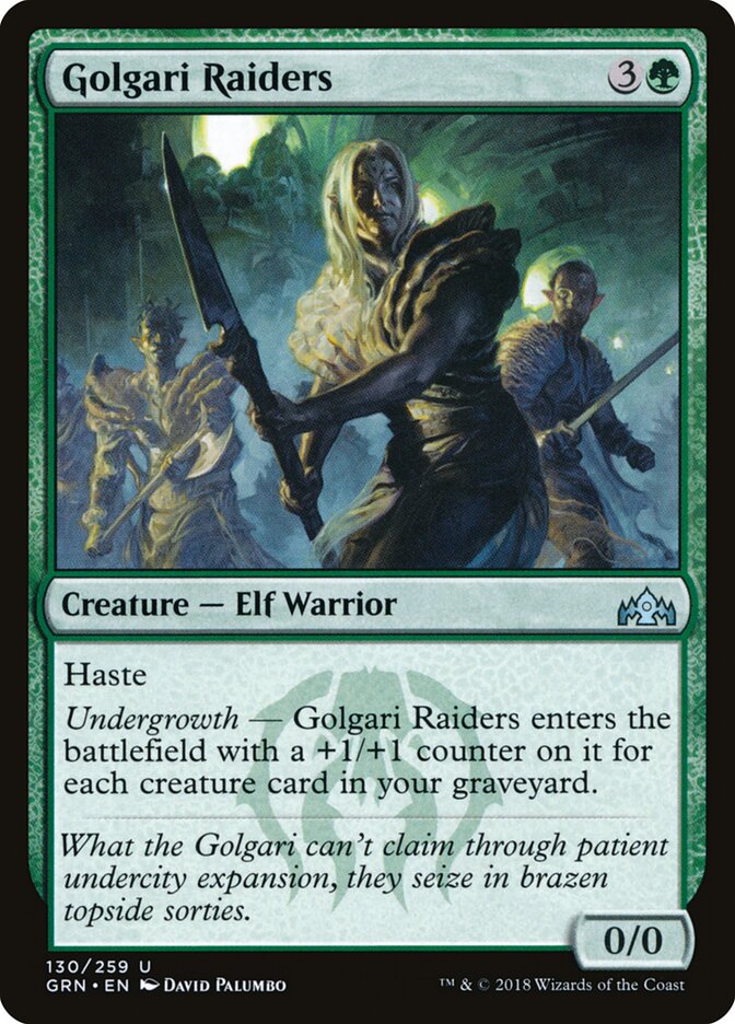 Golgari Raiders - carta Magic The Gathering