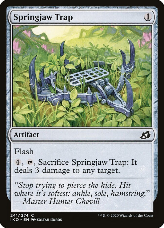 Springjaw Trap - carta Magic The Gathering