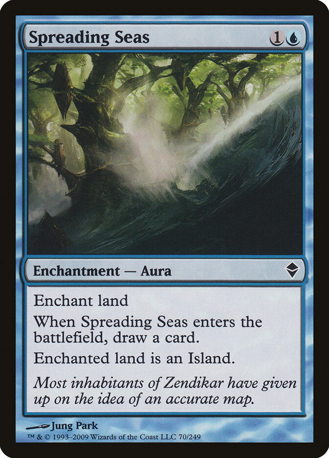 Spreading Seas - carta Magic The Gathering