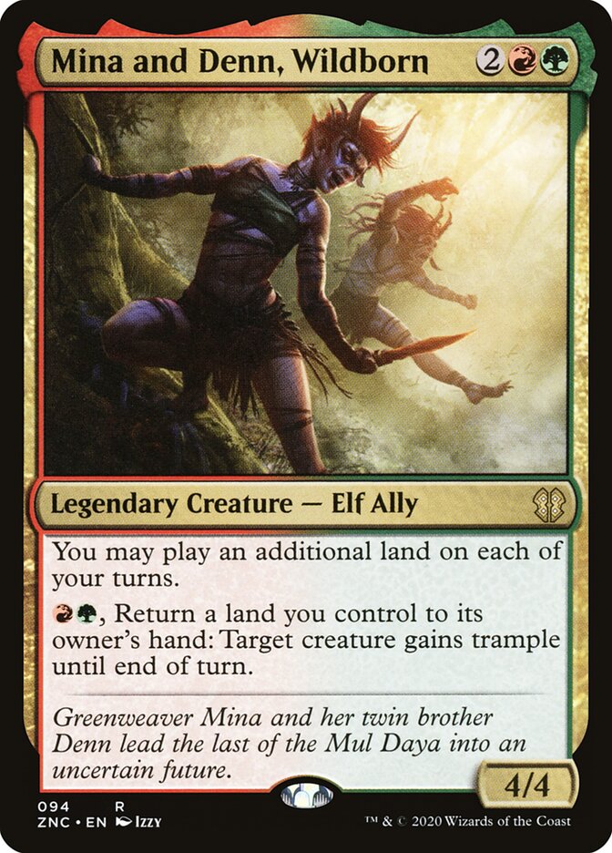 Mina and Denn, Wildborn - carta Magic The Gathering